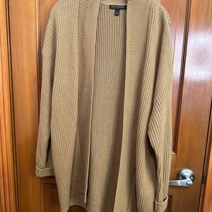 Banana Republic Camel Open Front Cardigan size XL